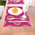 thumbnail image 5 of ZNDUO Placemats, 6 PCS Heat Resistant Stain Resistant Woven PVC Insulation Placemats, Durable Washable Elegant Table Mats for Dining-Moroccan Traditional Design, 18"x12", 5 of 6