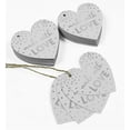 thumbnail image 5 of Inkdotpot 50 Pack Real Silver Foil Paper Tag Made With Love Wedding Favor Hang Tag, 5 of 6