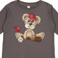 thumbnail image 4 of Inktastic Baseball Teddy Bear Boys Long Sleeve Toddler T-Shirt, 4 of 5