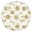 Pioneer Flower Floral-2, variant on Pioneer Flower Floral Print Pattern Round Fitted Tablecloth with Elastic Edge, Waterproof Dining Table Cover for Indoor Outdoor Camping and Daily Use