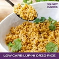 Keto Rice Orzo Low Carb (3g Net) Lupini Rice/Pasta, High Protein (18g