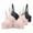 Pink&Beige&Black, variant on Women's Push Up Plunge Bra Underwire Full Coverage Lightly Lined Comfortable Smoothing T-Shirt Bra with Adjustable Spaghetti Strap, 3 Pack,40C
