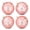 Rose Gold, variant on Hodwiequ 4Pc Christmas Ball Ornaments, Floral Shatterproof Xmas Tree Baubles With Gift Box For Holiday Party Rose Gold 10*10Cm