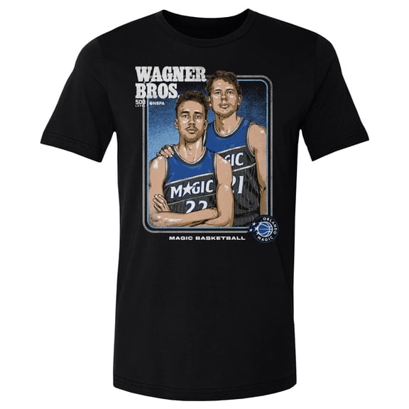 Men's 500 Level Moritz Wagner, Franz Wagner Black Orlando Magic Stepbrothers T-Shirt