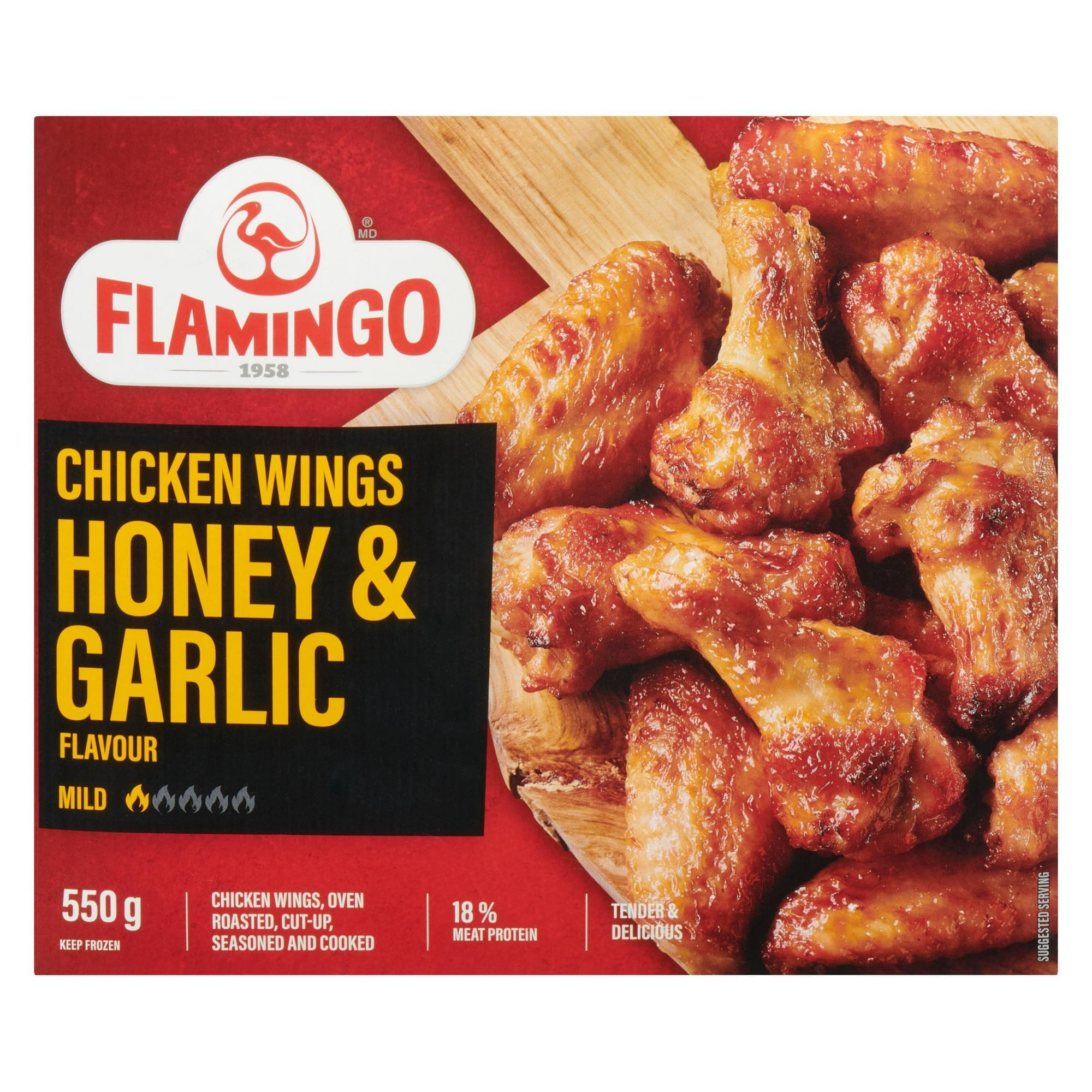 Flamingo Honey N Garlic wings, Flam Honey N Garlic wings