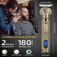 thumbnail image 2 of ASOTVision Hair Clipper for Men, 19 in 1 Electric Beard Trimmer, Home Travel Cordless Shaver Razor with LED Display for Hair, Facial, Nose Hair Cutting, Grooming Kit with Storage Bag, 2 of 10