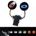 thumbnail image 2 of 12V LED Red/Ice Blue/Green Devil Eyes Car Light WiFi Control Headlight&2024, 2 of 5