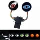thumbnail image 2 of 12V LED Red/Ice Blue/Green Devil Eyes Car Light WiFi Control Headlight&2024, 2 of 5