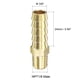 thumbnail image 3 of Conector de manguera de latón con rosca Uxcell, conector de tubo recto, 2 unidades, 3/8"x1/8 NPT, 3 of 7