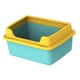 thumbnail image 2 of Cajas de arena para gatos de interior con protector de arena, extraíbles, fáciles de limpiar, de alta Verde, 2 of 9