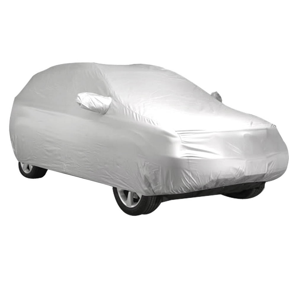 Breathable Waterproof Silver White DUST UV SUV Car Cover Outdoor For