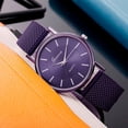 thumbnail image 2 of Quartz Watch Women's Purple Mesh Strap Minimalist Dial Elegant Fashion Luxury Timepiece for Daily Wear, 2 of 2