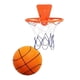thumbnail image 1 of Silent Basketball With Hoop - Indoor Quiet Training Ball For Kids, No Noise Soft Grip Easy To Play Basketball Toy, 1 of 5