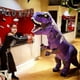 thumbnail image 3 of Disfraz inflable de tiranosaurio, disfraz de Halloween, juego de rol, disfraz inflable de dinosaurio musculoso realista, 3 of 5