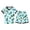 00#Light Blue990, variant on Toddler Boys Summer Casual Outfits Shark Print Short Sleeve Top T-Shirt Shorts Set