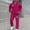 Hot Pink, variant on Letdown Mens 2 Piece Tracksuit Athletic Full Zip Tracksuit Jacquard Jogging Set Jackets And Pants Outfit Track Suit for Jogging or Warm Up (Dark Purple, M)