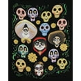 thumbnail image 2 of Disney Women's Coco Sugar Skull Calaveras Montage Graphic Print T-Shirt, 2 of 5