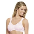 thumbnail image 4 of Carole Martin Full Freedom Front Closure with Adjustable Straps Comfort Bra - Wire Free - Stretch Cups - One Size Fits All B, C, D and DD Style 7222 Pink 42, 4 of 8