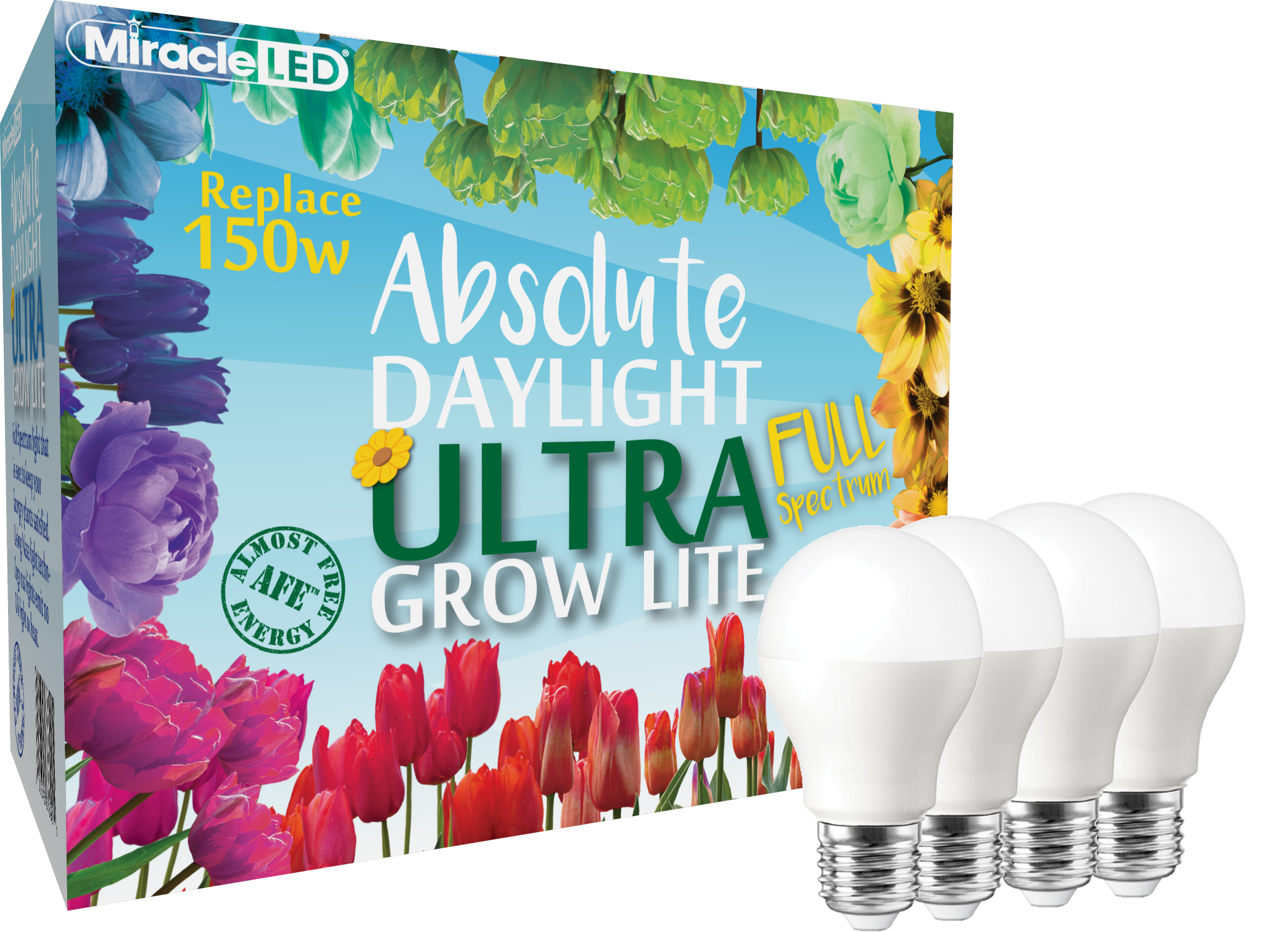 Dayl Miracle LED Almost Free Energy 150W Commercial Hydroponic Ultra Grow Lite 
