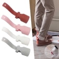 thumbnail image 2 of Tkrady 4Pcs Wear Shoe Helper Laziest Way To Wear Shoes Portable Slider Short Handled Shoe Horn Easy On Off Plastic Shoehorn, 2 of 5
