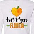 thumbnail image 4 of Inktastic Fort Myers Florida Orange in Heart Long Sleeve Youth T-Shirt, 4 of 5