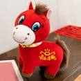 thumbnail image 5 of 2026 Year of The Horse Plush Toy, Auspicious Chinese Lunar New Year Zodiac Mascot Ornament, Lunar New Year Gift Blessing Souvenir (Smiling Horse), 5 of 10