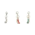 thumbnail image 4 of kurtrusly High Heel Shoe Keychain Rhinestone Crystal Purse Car Key Chain Gift Girl Bag Decorative Alloy Keyring, 4 of 6