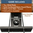 thumbnail image 4 of WE Games Shoot The Moon - Solid Wood, Black Stained - 18 in., 4 of 8