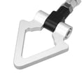 thumbnail image 6 of Silver Tone Aluminum Alloy Triangle Shape Front Rear Bumper Trailer Ring Eye Towing Tow Hook Screw for Audi A5 S5 RS5, 6 of 6