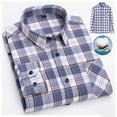 thumbnail image 2 of Zoeecloth Men's Shirt Flannel Shirt Button Down Collar Shirts Cotton Long Sleeve Dress Shirts Cotton Shirt with Pocket, 2 of 9