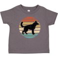 thumbnail image 3 of Inktastic German Shepherd Silhouette Vintage Retro Boys or Girls Toddler T-Shirt, 3 of 5