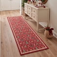 thumbnail image 5 of KUETH 5'x7' Christmas Machine Washable Area Rug, Non-Slip Rugs for Living Room, Bedroom and Dining Area, Red, 5 of 8