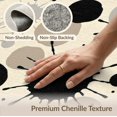 thumbnail image 6 of ODIKA 8'x10' Washable Area Rug Non-Shedding, Easy Care, Abstract Farmhouse Asymmetric Splash Motif Bold Neutral Bulk Flowing Dynamic for King Size Bedroom Under Bed, Master Suite, 6 of 7