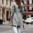thumbnail image 3 of Vedolay Women's Blazer jackets Women's Casual Long Sleeve Open Front Lapel Collar Work Office Blazer Jacket,Gray XXL, 3 of 5