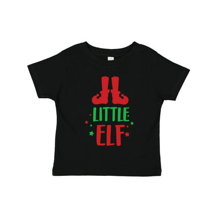 

Inktastic Little Elf Elf Shoes Stars Christmas Xmas Gift Toddler Boy or Toddler Girl T-Shirt