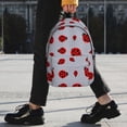 thumbnail image 2 of Rateoe Ladybug Pattern Student Backpack Water-resistant Backpack 15-inch Laptop Backpack Lightweight Adjustable School Backpack, 2 of 6