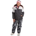 thumbnail image 3 of Pink Platinum Girls Snowsuits - 2 Piece Waterproof Winter Jacket and Ski Bib Pants for Girls, 3 of 7