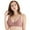 Pink, variant on Women's Lightly Lined Bra Low Cut Deep V Underwear Crop Top Female Seamless Support Regular Bralette Soft Breathable Bras Stretch Ultra-Thin Comfy Brasiere