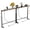 Rustic Brown 78inch, variant on 70" Adjustable Height Narrow Console Table with Power Outlets, Sofa Table with Charging Station Behind Couch, Entryway Table for Living Room and Hallway – Rustic Brown