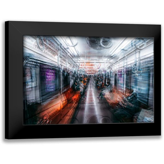 Chiriaco, Carmine 14x11 Black Modern Framed Museum Art Print Titled - The Passengers