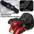 thumbnail image 4 of Cubierta para Motocicletas Jiula Negra Impermeable 210D XL a Prueba de UV, Lluvia, Polvo, Viento, Ni, 4 of 6