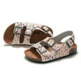 thumbnail image 2 of Kids Summer Cork Sandals Breathable Casual Sandal Beach Shoes for Girls Boys, 2 of 7