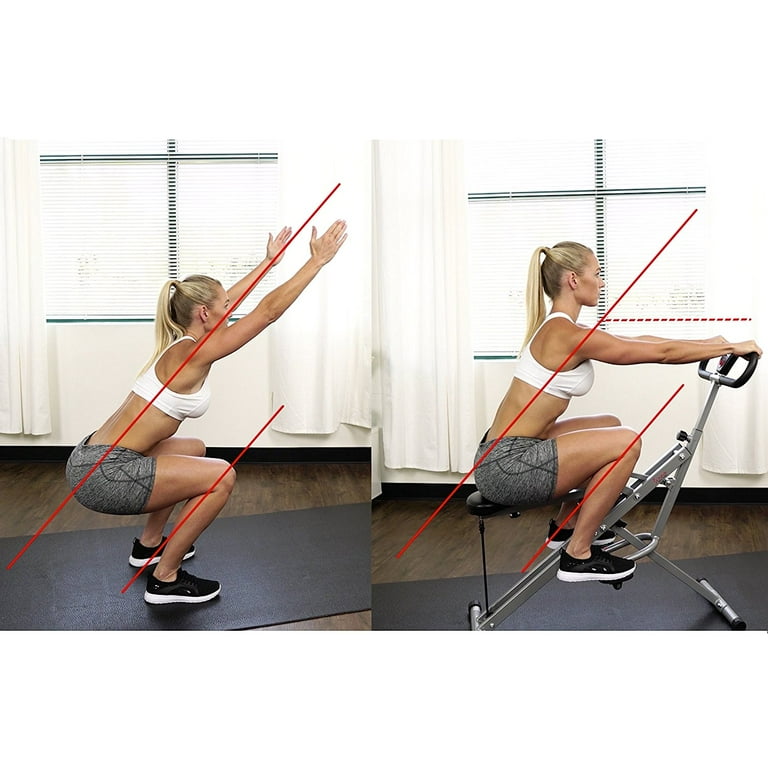 ウエイトトレーニング sunny health & fitness glutes trainer Sunny Health & Fitness Squat Assist Row-N-Ride Trainer