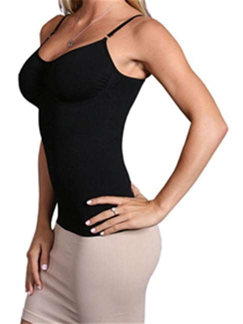 Aha Moment by N-fini Womens Cami Top Shapewear with Non 