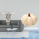 thumbnail image 2 of Escultura decorativa de cabeza de toro tribal para colgar en la pared y almohada de calabaza de Halloween para decoración de dormitorio, oficina y sof, 2 of 8