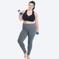 thumbnail image 4 of Rainbeau Curves Women's Plus Size Curve Basix Compression Tight 30-32 Plus Grey, 4 of 5