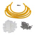 thumbnail image 3 of Paquete de 100 clips de montaje transparentes para luces de cuerda con tornillo, estilo "R" (100 tornillos) 0.25 pulgadas Cola Clips de montaje de luz de cuerda, 3 of 8