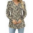 thumbnail image 4 of Fantaslook Long Sleeve Blouses for Women V Neck Button Casual Tops Tunic Henley T Shirts, 4 of 7