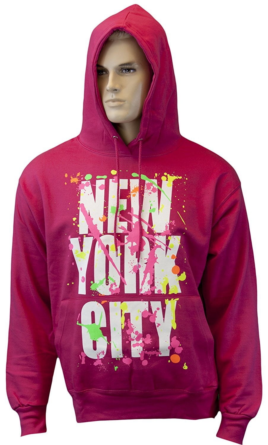 I Pizza New York Funny Slice Graphic Love NYC Mens Fleece Hoodie Sweatshirt 