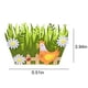 thumbnail image 3 of Portátilcesta de Algodón No tejido,Contenedor de Decoración Pascua,Almacenamiento de Textil para Hogar,Organizador de Jardín,Estantería de Muebles,Resistente,2-Tier de Metal,para Dormitorio, 3 of 8